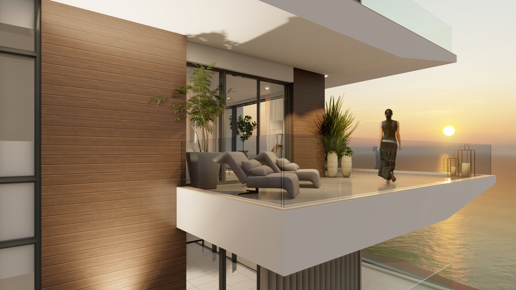 4 bed luxury Waterfront Apartments – Kato Paphos