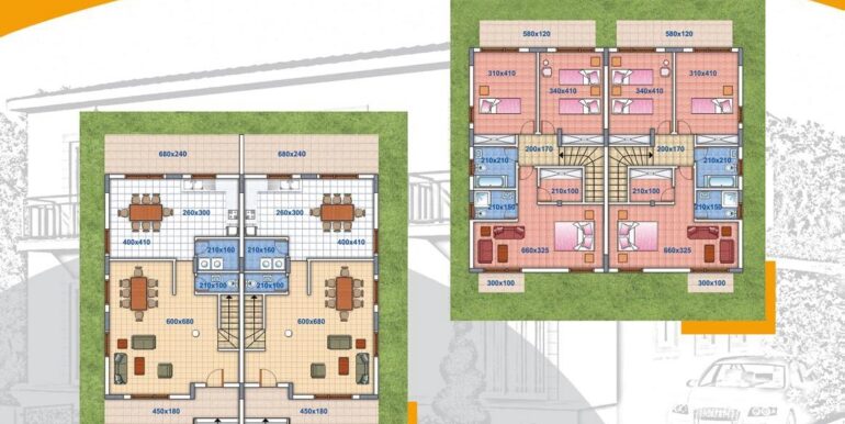 Type B floor plans